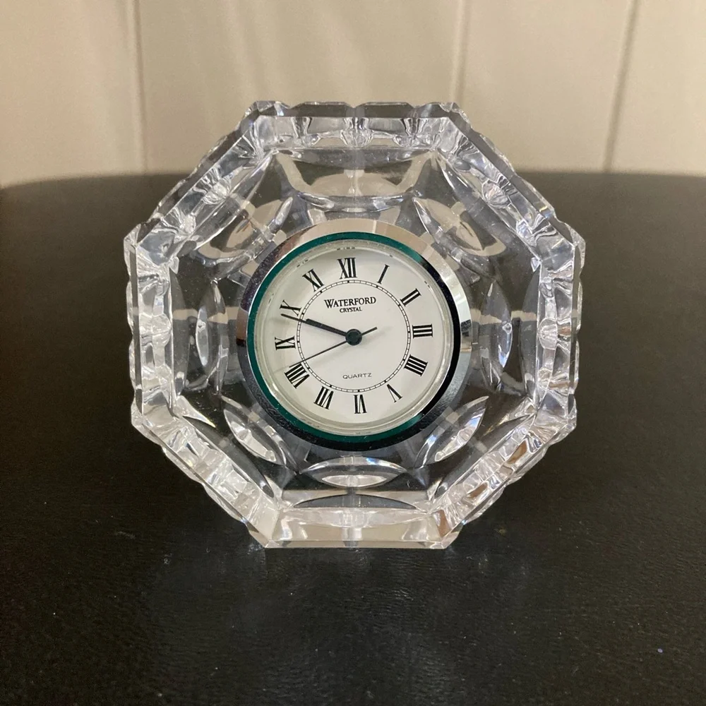 Waterford Crystal Desk Clock